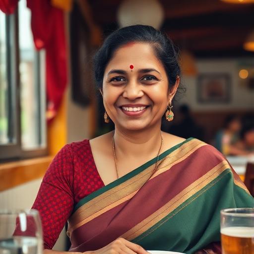 Shahnaz B., regular diner at Kacchi Bari
