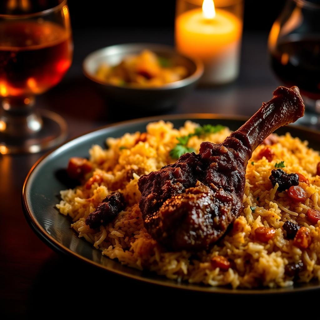 Mutton kacchi, full plate