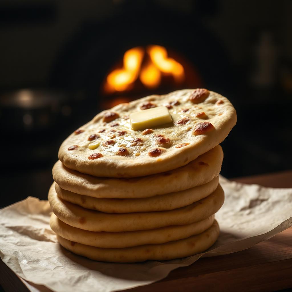 Tandoor butter naan