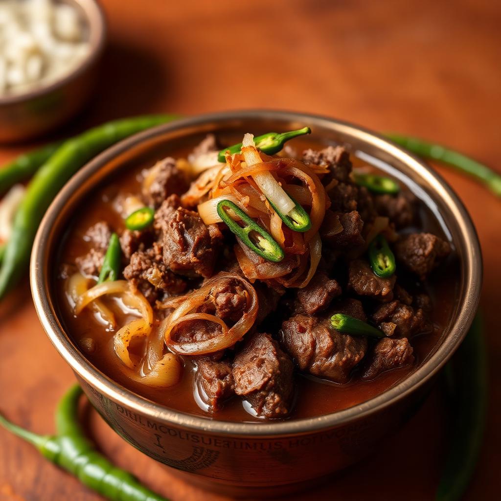 Beef tehari, Old Dhaka style